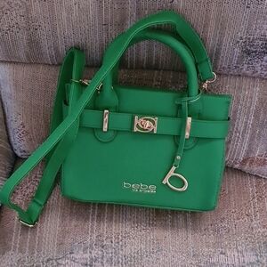 Bebe Emerald Green Bag